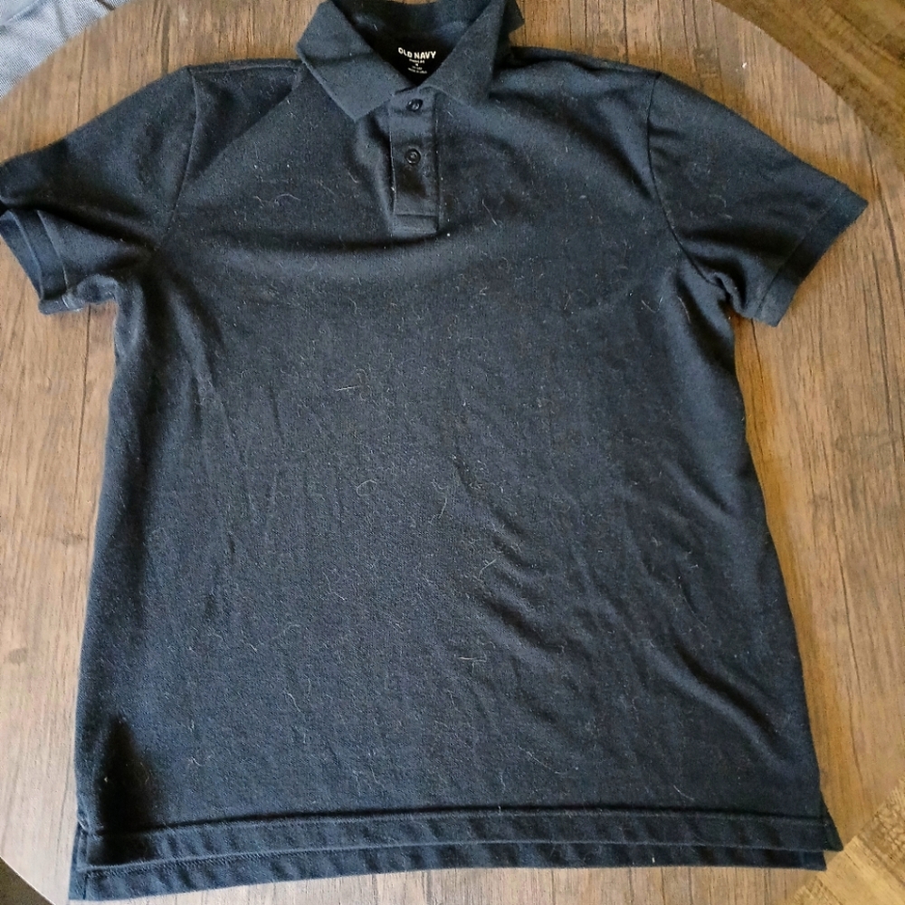 Size medium black old navy mens polo
